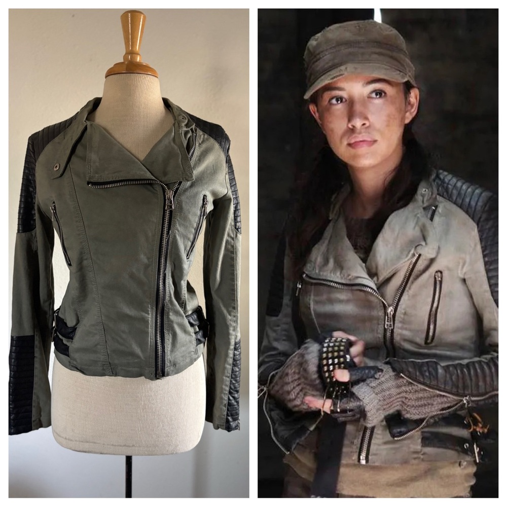 Forever 21 Moto Babe Jacket - Walking Dead Rosita Screen Accurate (Damaged)